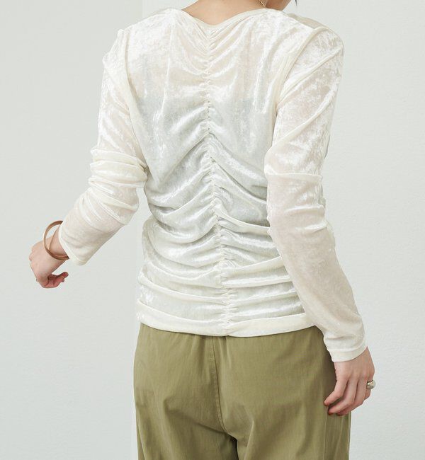  「シアーベロアカーディガン」|Tシャツ・カットソー|