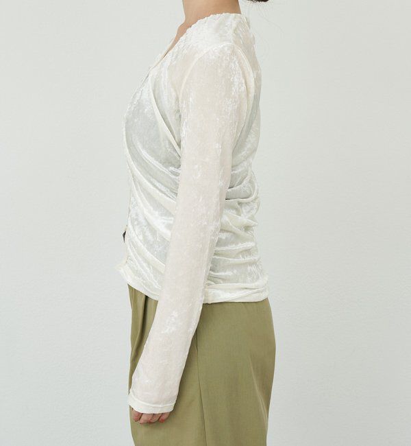  「シアーベロアカーディガン」|Tシャツ・カットソー|