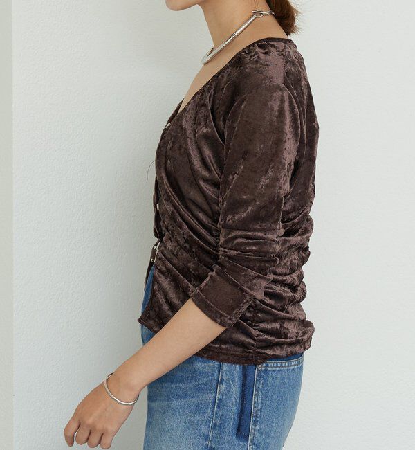  「シアーベロアカーディガン」|Tシャツ・カットソー|