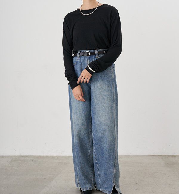  「シアーロングスリーブTEE」|Tシャツ・カットソー|