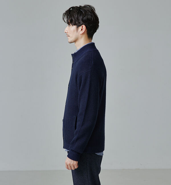 ABAHOUSE「フライフロント ドライバーズニット / ブルゾン」|ニット・セーター|