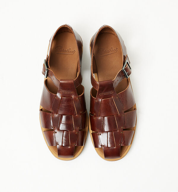 ABAHOUSE「【Paraboot/パラブーツ】 PACIFIC  グルカサンダル」|サンダル|ブラウン