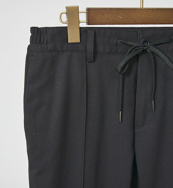 ABAHOUSE「【FLEX PANTS】ピンタック イージーパンツ /TR 強撚 ボタニーサージ」|スラックス|