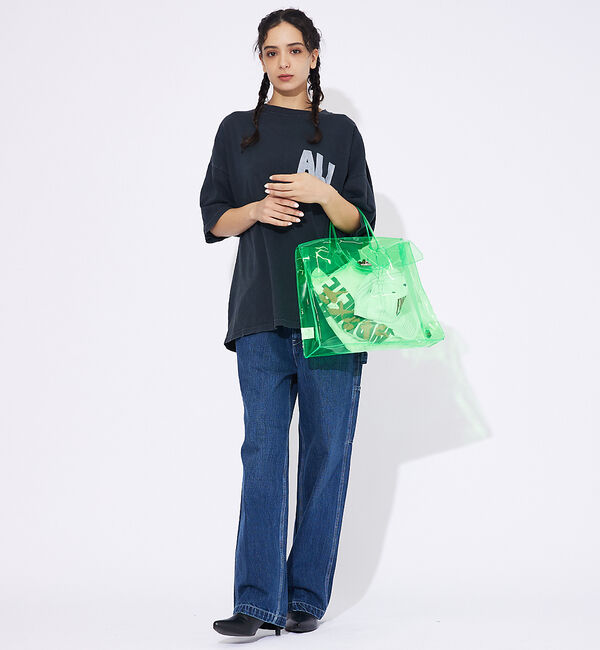 ABAHOUSE「【FRUIT OF THE LOOM/フルーツ オブ ザ ルーム】VINYL T」|トートバッグ|