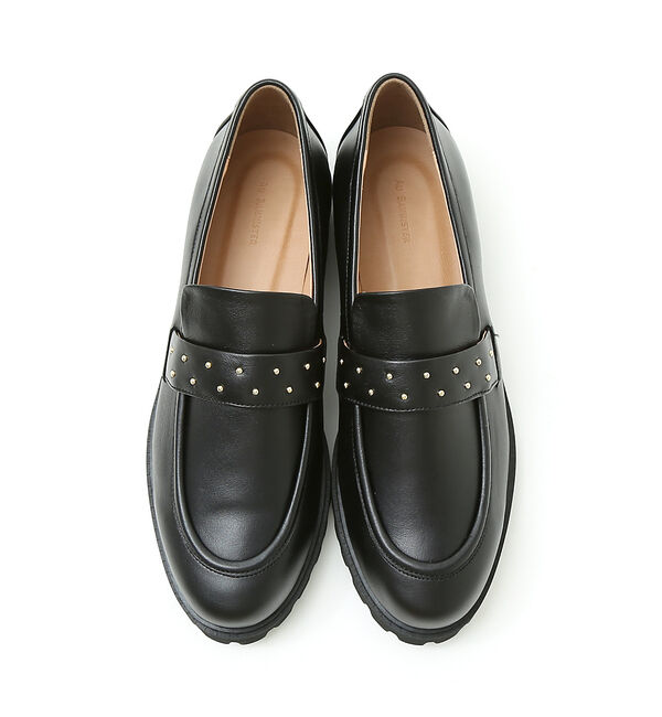 AU BANNISTER「【軽量】スタッズボリュームローファー」|ローファー|