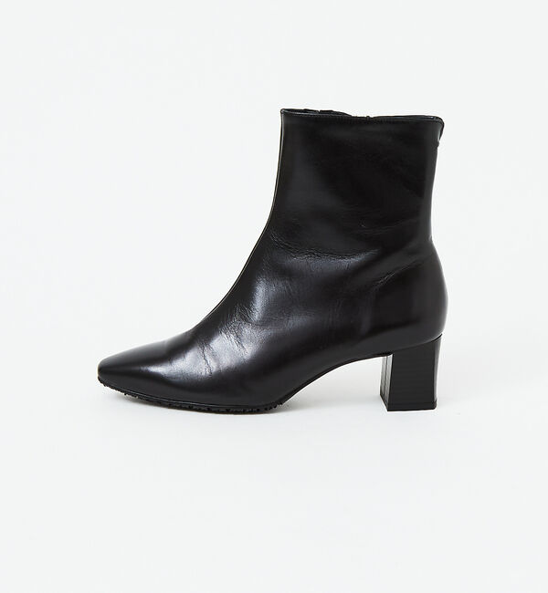 AU BANNISTER「【最高ブーツ/ 5.5cmヒール】スクエアトゥブーツ」|ショートブーツ|