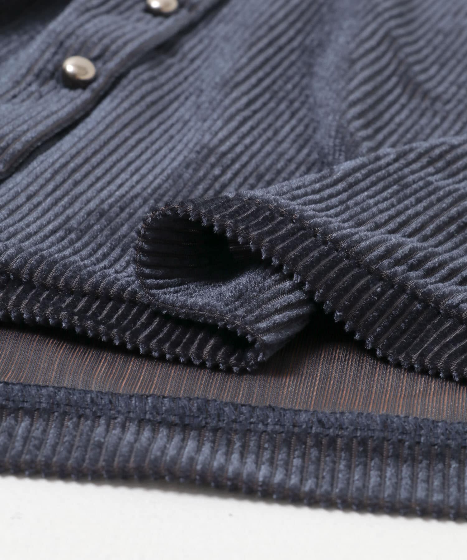 URBAN RESEARCH ROSSO「F by ROSSO　シアーリブベロアコンパクトカーディガン」|カーディガン|