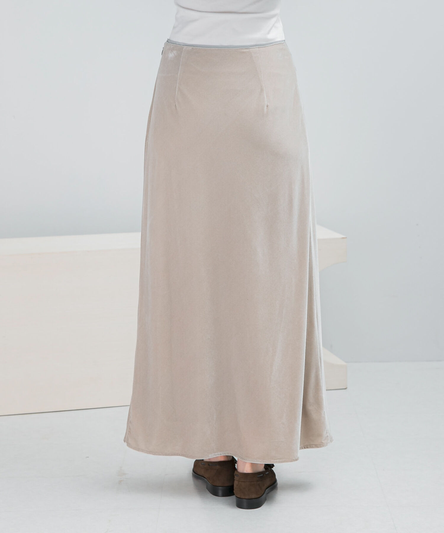 URBAN RESEARCH ROSSO「ベロアロングスカート」|スカート|