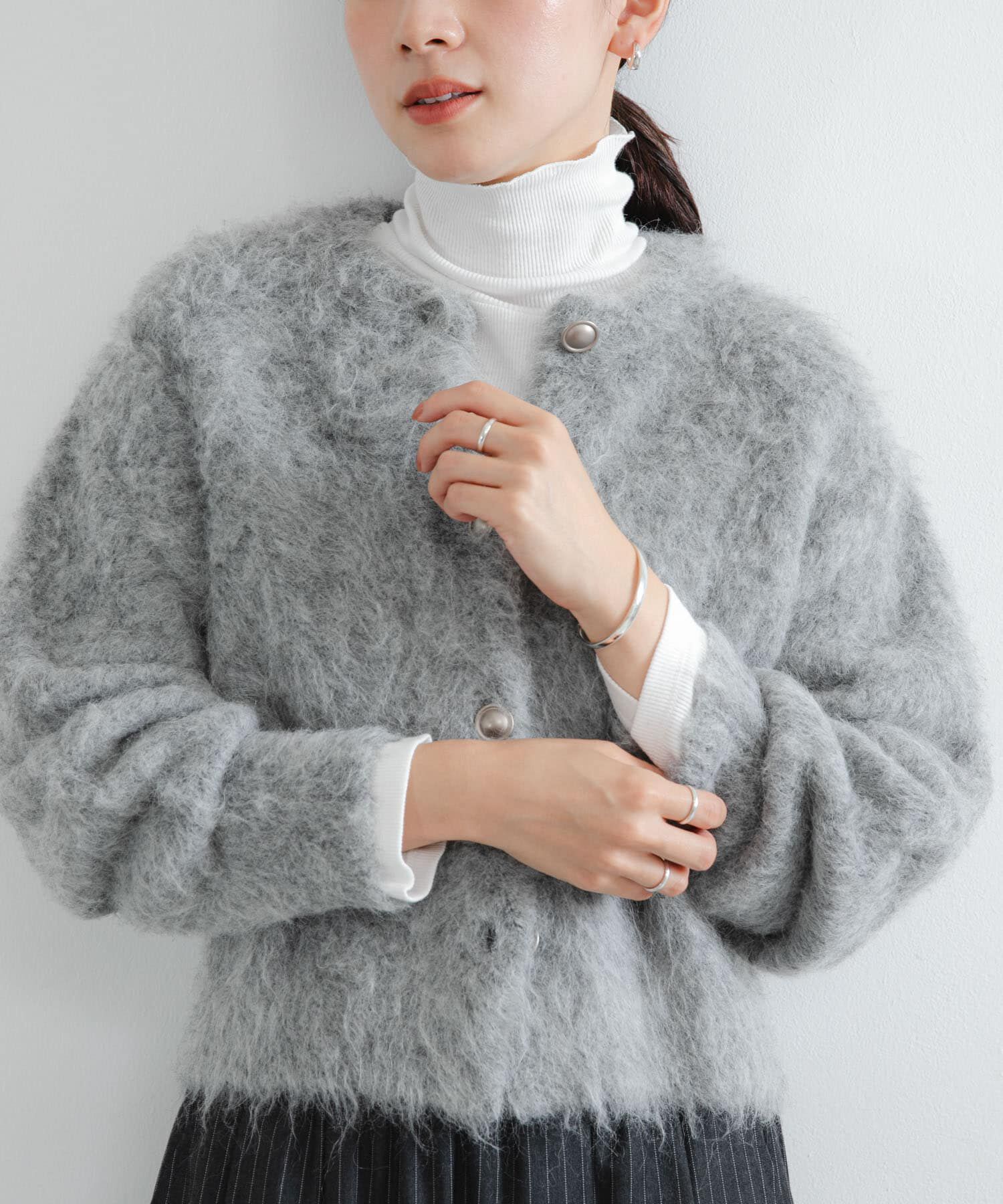 URBAN RESEARCH「『UR TECH』裏起毛タートルネックカットソー」|Tシャツ・カットソー|