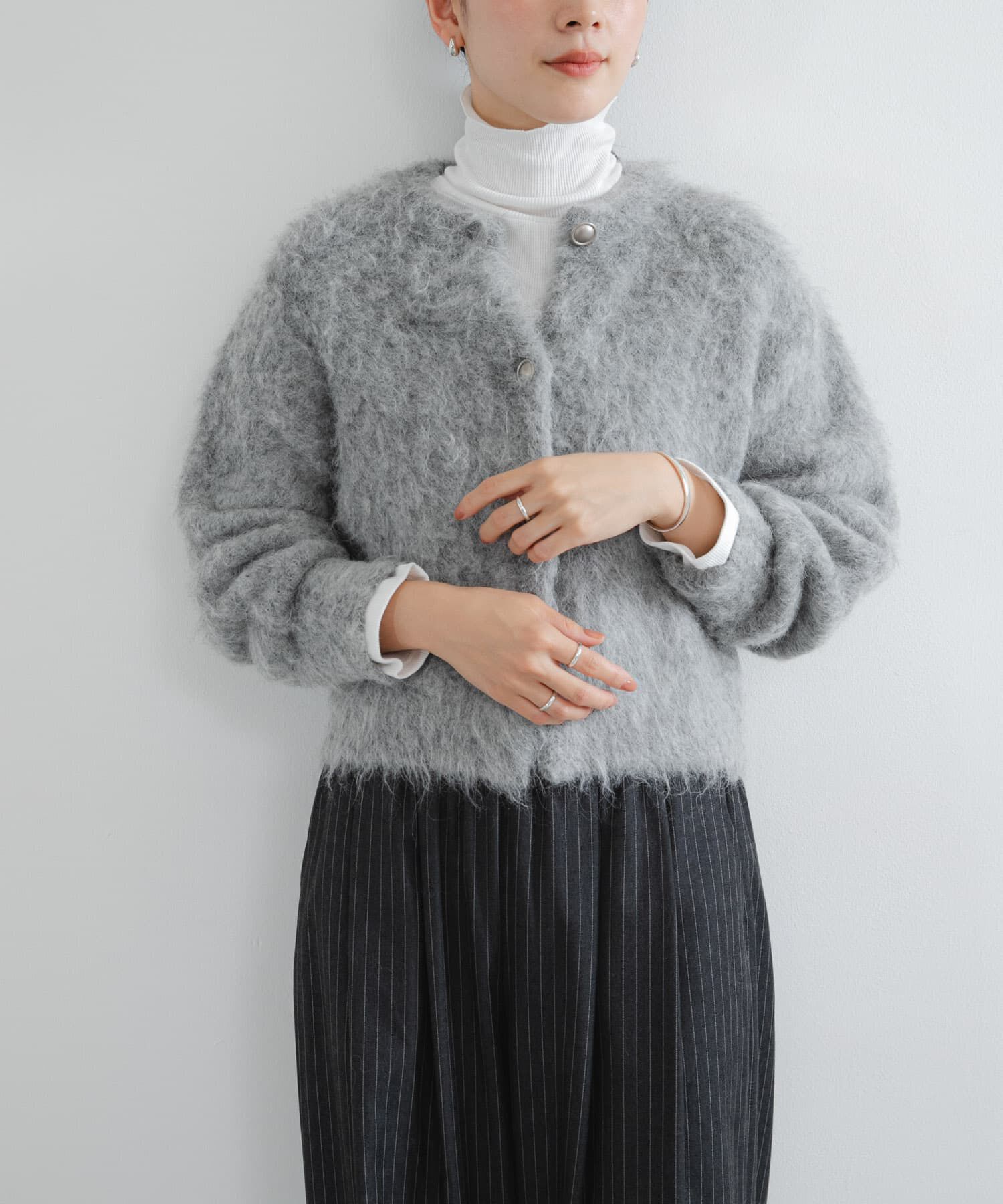 URBAN RESEARCH「『UR TECH』裏起毛タートルネックカットソー」|Tシャツ・カットソー|