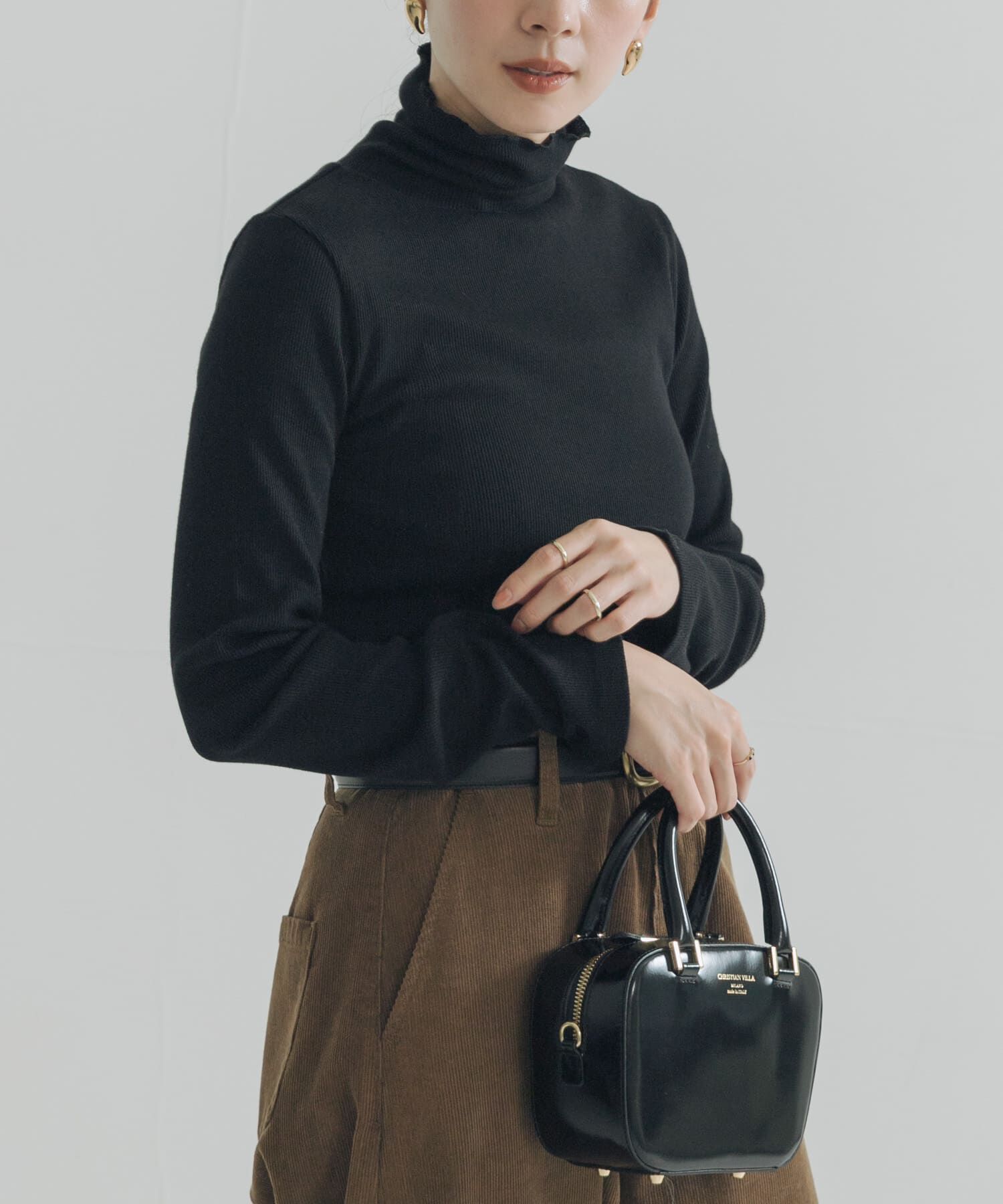 URBAN RESEARCH「『UR TECH』裏起毛タートルネックカットソー」|Tシャツ・カットソー|