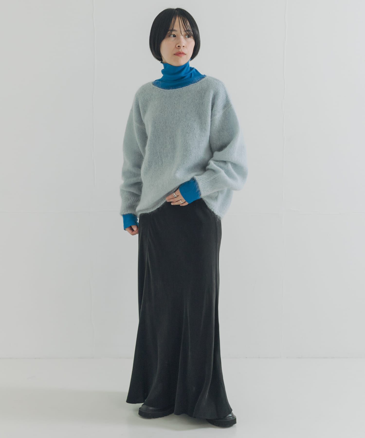 URBAN RESEARCH「『UR TECH』裏起毛タートルネックカットソー」|Tシャツ・カットソー|