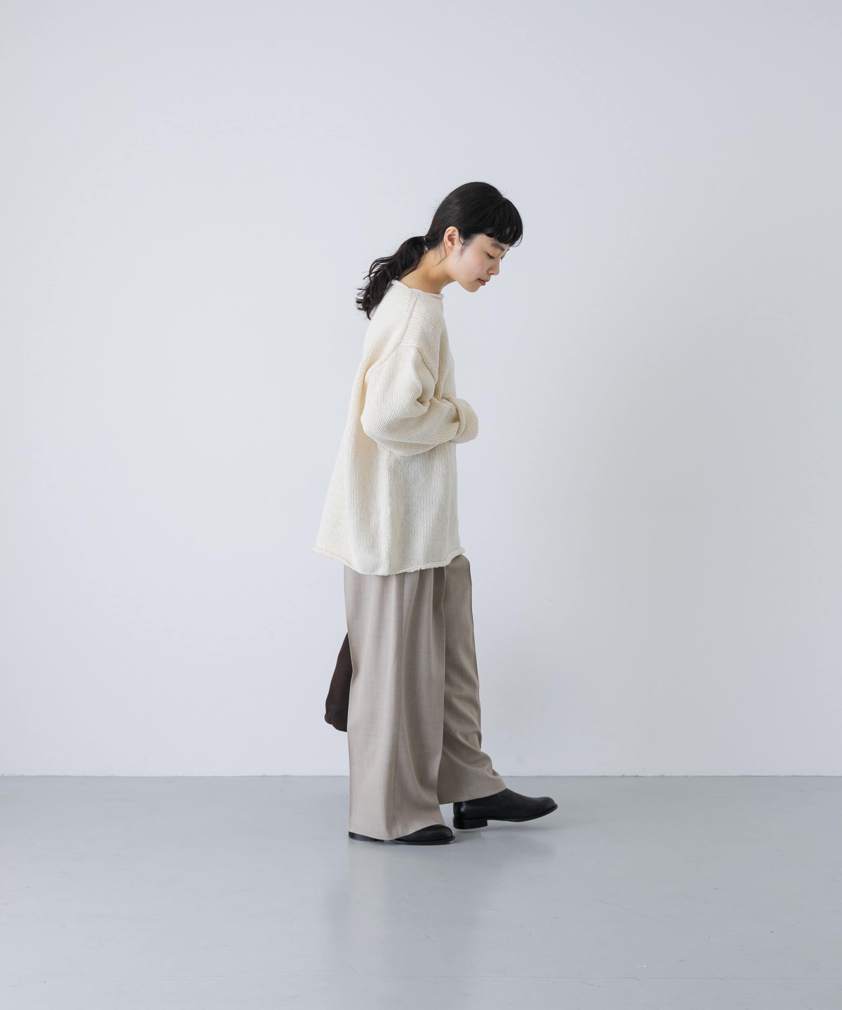 かぐれ「ウォッシャブルウールツイルパンツ」|その他|