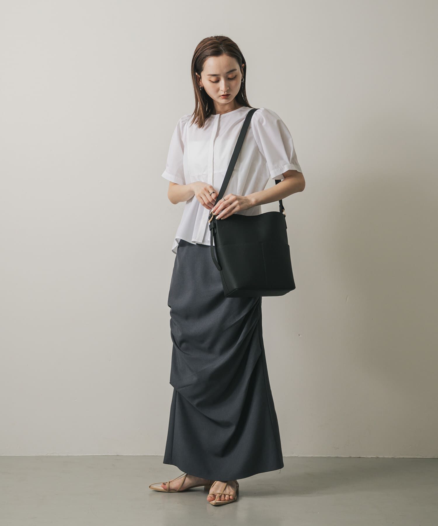 SENSE OF PLACE by URBAN RESEARCH「『防汚』アウトポケットショルダーバッグ」|ショルダー・メッセンジャー|