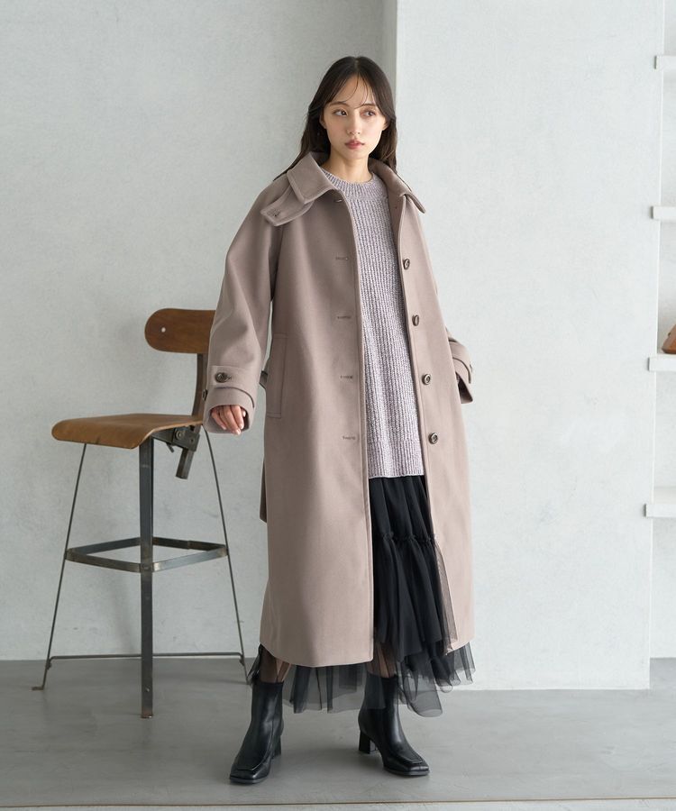 earth music&ecology「2WAYカラーロングコート」|その他|