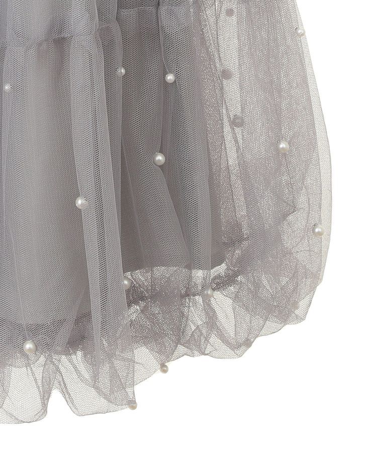 earth music&ecology「チュールパールスカート」|フレア|