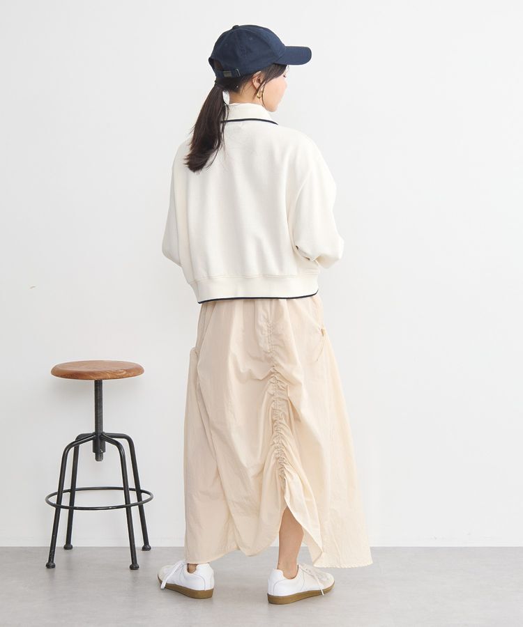 earth music&ecology「ドロストギャザースカート」|スカート|