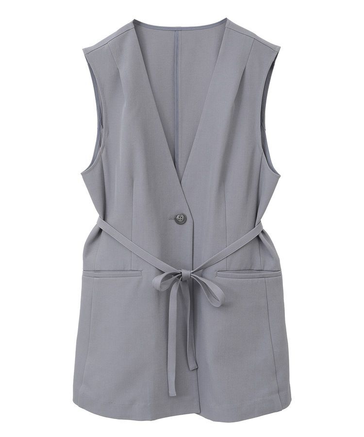 earth music&ecology「ショルダータックジレ」|その他|Gray