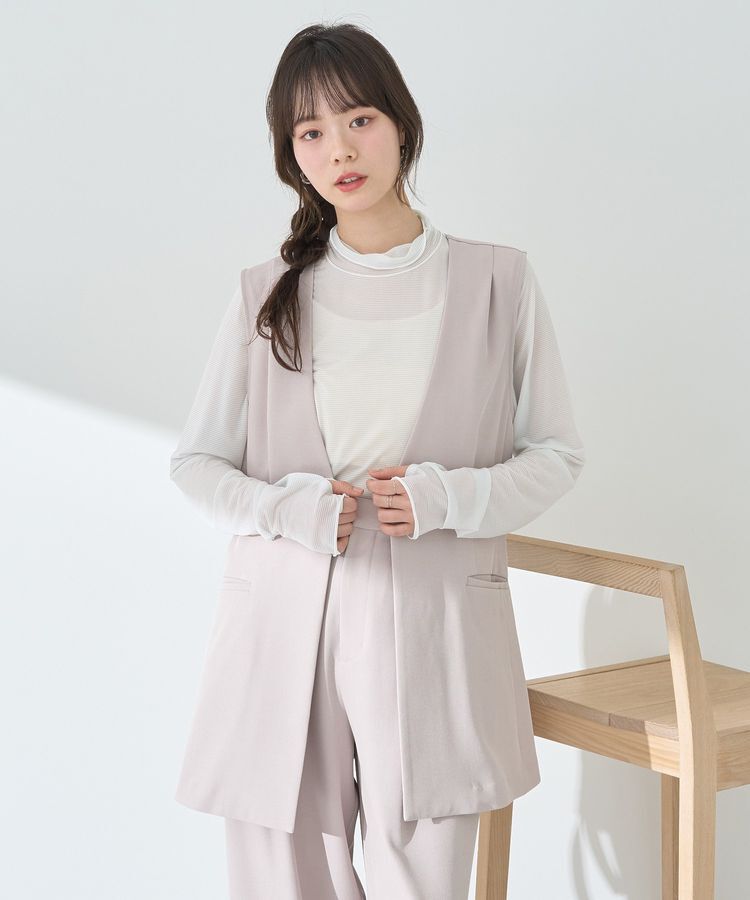 earth music&ecology「ショルダータックジレ」|その他|