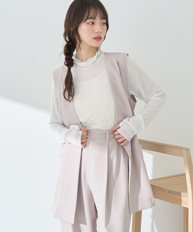 earth music&ecology「ショルダータックジレ」|その他|