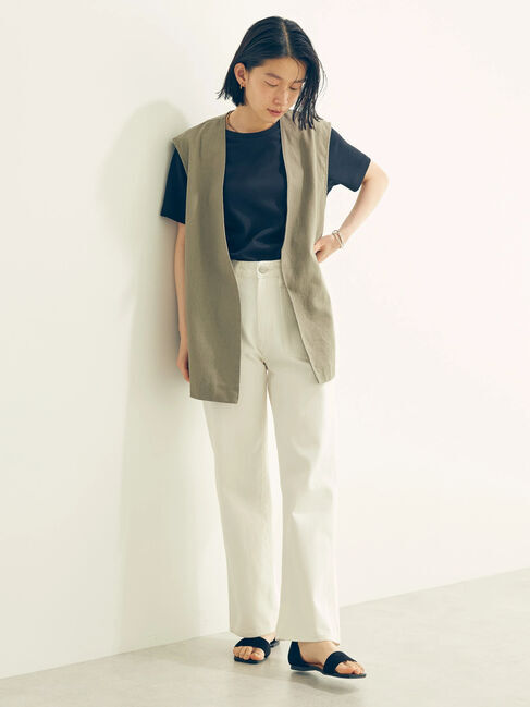 AMERICAN HOLIC「リネンブレンドジレベスト」|ベスト・ジレ|