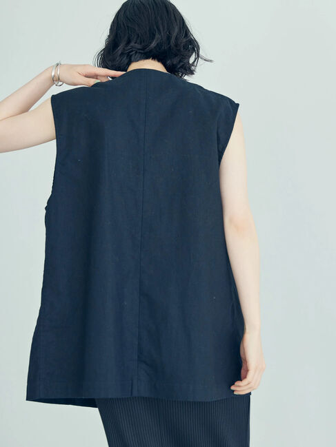 AMERICAN HOLIC「リネンブレンドジレベスト」|ベスト・ジレ|