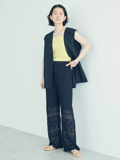 AMERICAN HOLIC「リネンブレンドジレベスト」|ベスト・ジレ|