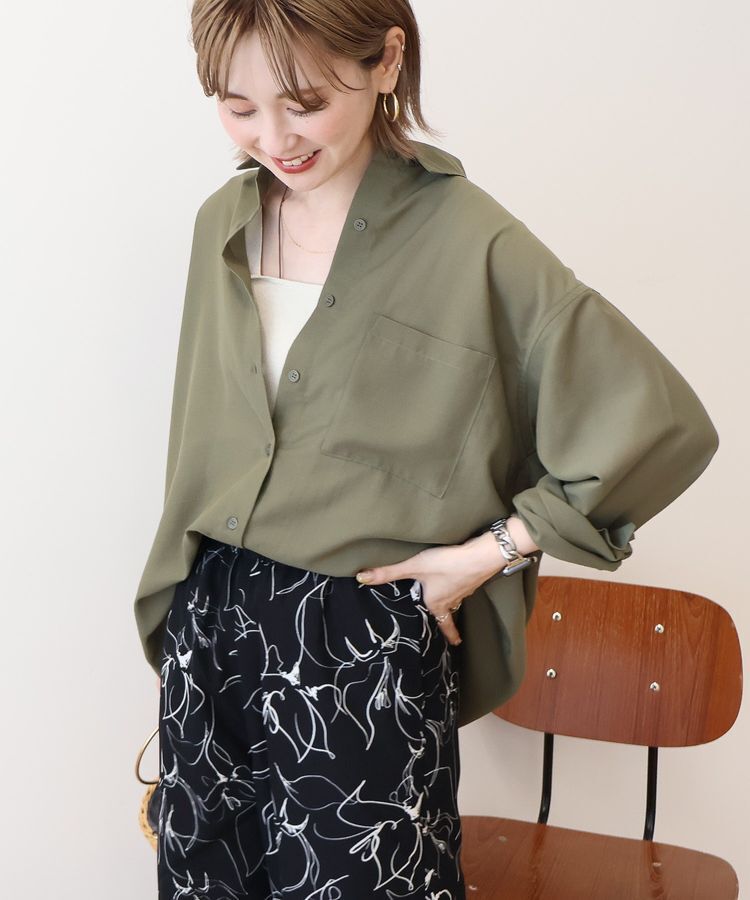 AMERICAN HOLIC「シアーボイルオーバーシルエットシャツ」|シャツ・ブラウス|