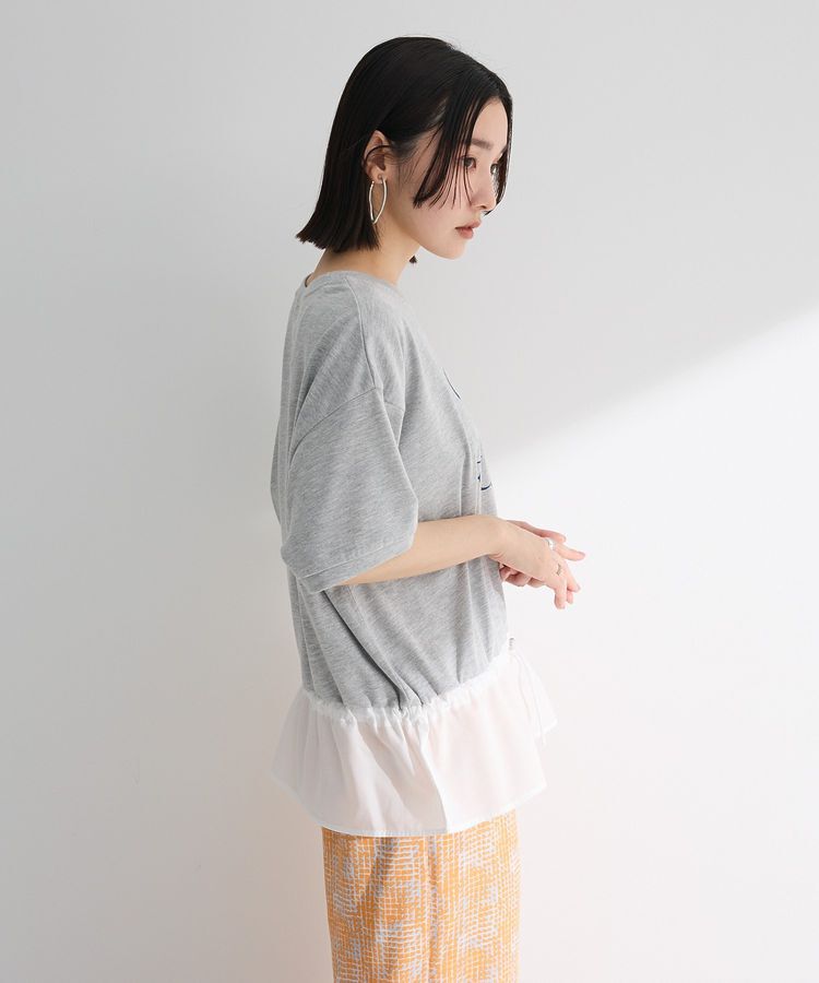 Green Parks「ウエストドロストドッキングロゴプルオーバー」|Tシャツ・カットソー|