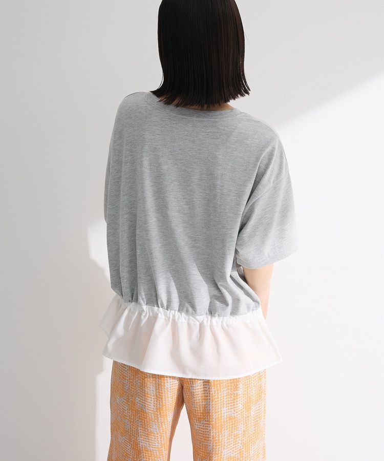 Green Parks「ウエストドロストドッキングロゴプルオーバー」|Tシャツ・カットソー|