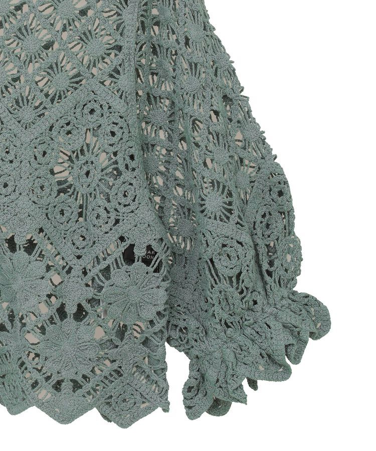 Green Parks「・SUGAR SPOON 2wayクロシェカーディガン」|カーディガン|