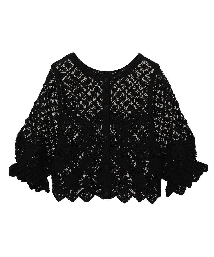 Green Parks「・SUGAR SPOON 2wayクロシェカーディガン」|カーディガン|