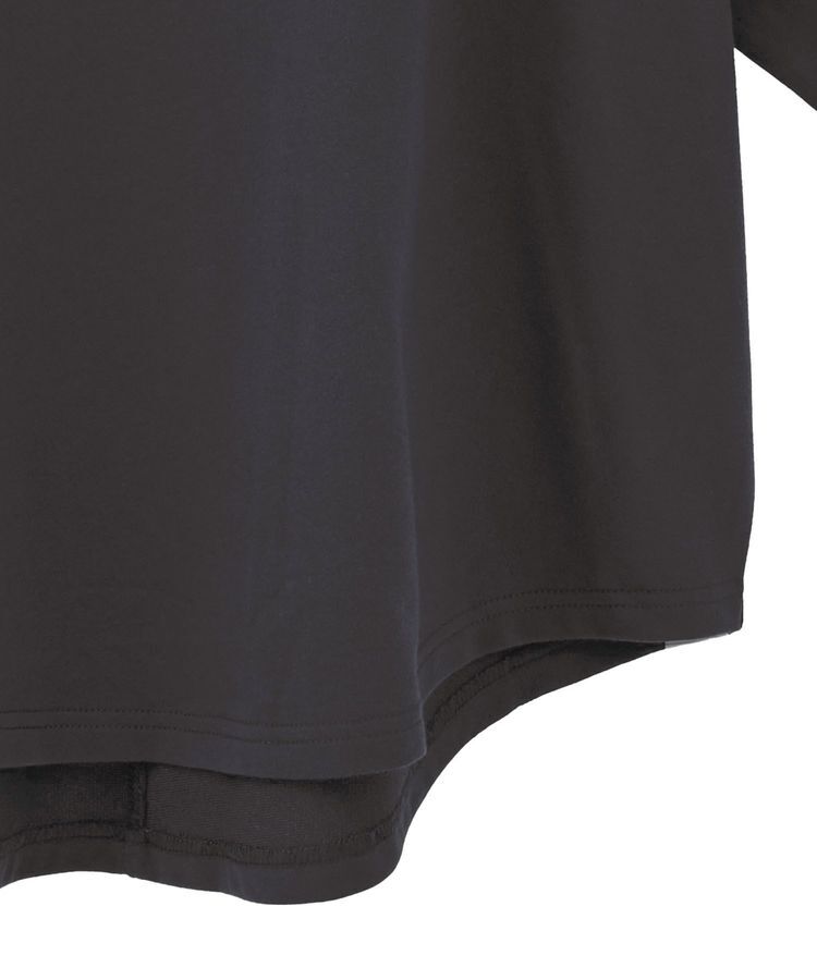 Green Parks「7分袖ミニ裏毛ドルマンロゴプルオーバー」|Tシャツ・カットソー|