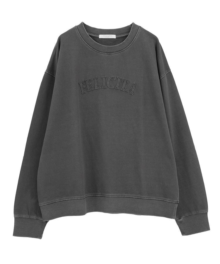 Green Parks「ピグメントロゴ刺繍裏毛プルオーバー」|スウェット・ジャージ|