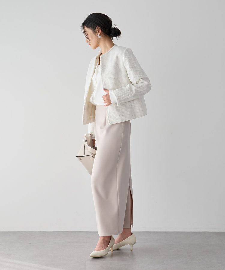 YECCA VECCA「フリルVネックブラウス」|シャツ・ブラウス|