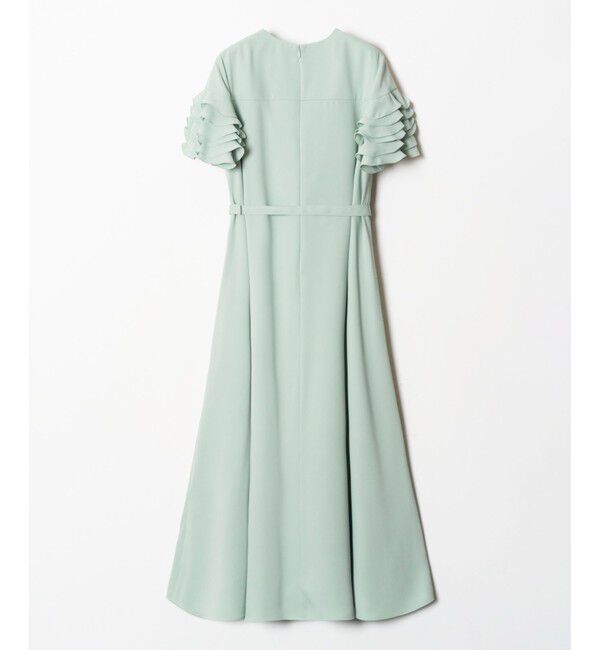 LOULOU WILLOUGHBY「【LOULOU WILLOUGHBY】ラッフルコサージュワンピース」|ワンピース|