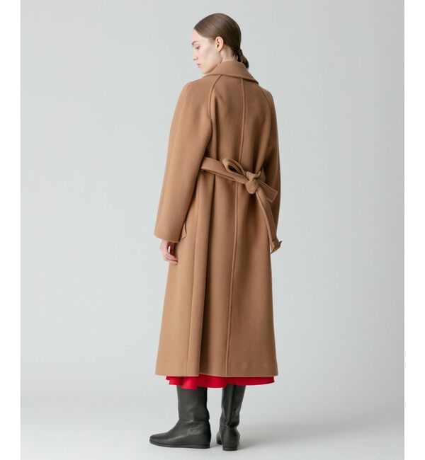 allureville「スプリットラグランロングコート」|ダッフルコート|