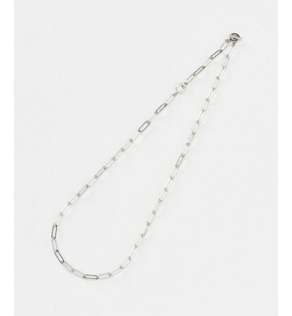 allureville「細ボックスチェーンネックレス」|ネックレス|シルバー