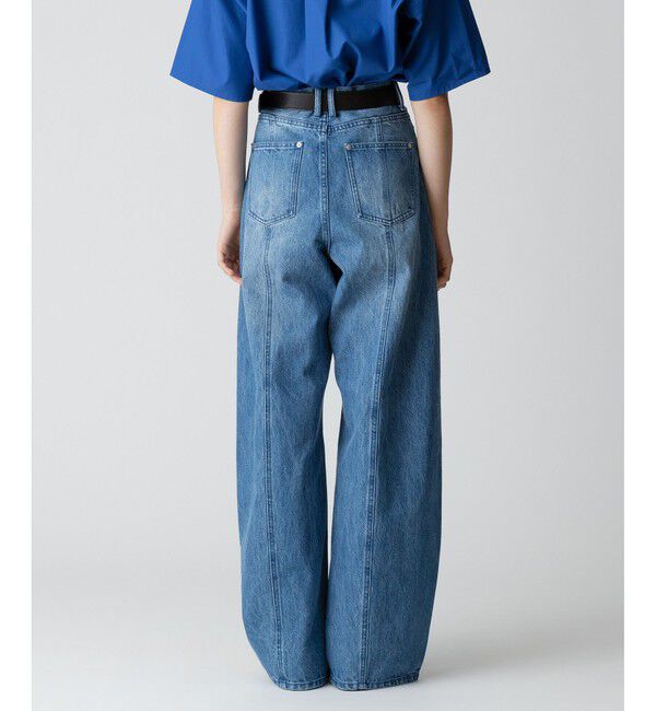 allureville「ラインデニムパンツ」|デニム|