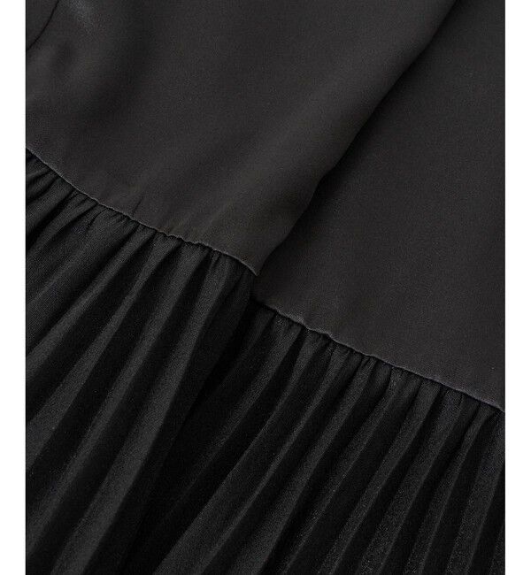 allureville「セットシアーペプラムプルオーバー」|ニット・セーター|