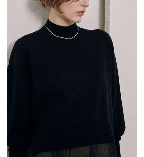 allureville「セットシアーペプラムプルオーバー」|ニット・セーター|