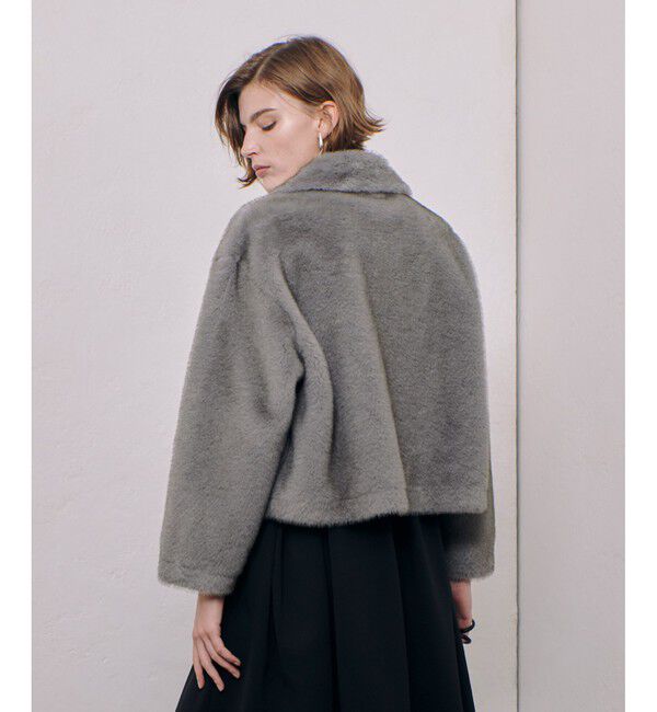 allureville「フェイクミンクファーブルゾン」|ブルゾン・スタジャン|