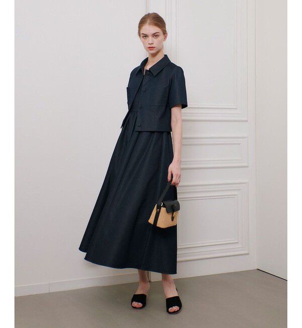 LOULOU WILLOUGHBY「◇【LOULOU WILLOUGHBY】シャンブレー半袖ジャケット」|その他|