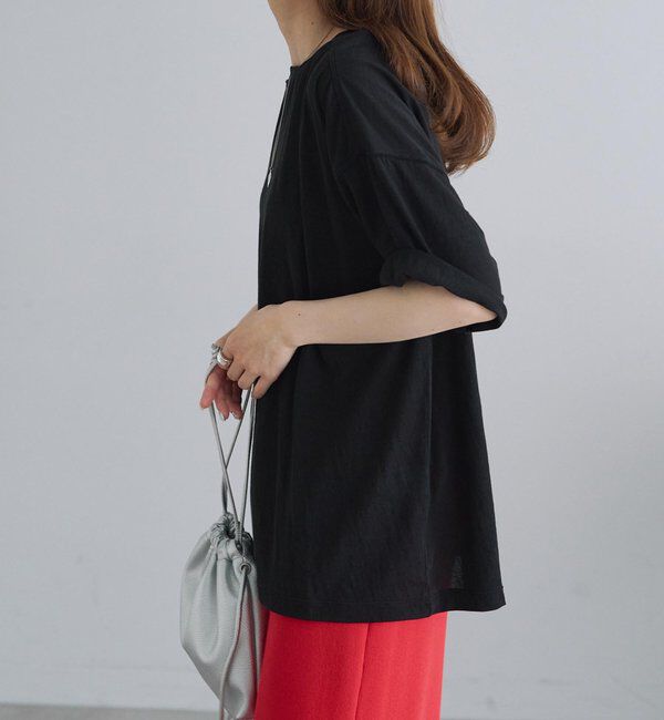  「コットンナイロンシアーオーバーTシャツ」|Tシャツ・カットソー|