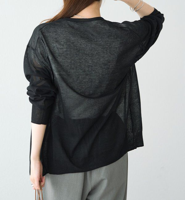  「【日焼け・冷房対策に◎】シアーカーディガン」|カーディガン|