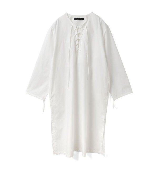 mizuiro ind「mizuiro ind レースアップワンピース」|ワンピース|オフホワイト