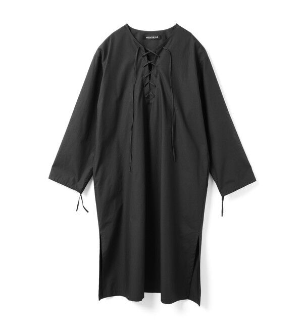 mizuiro ind「mizuiro ind レースアップワンピース」|ワンピース|ブラック