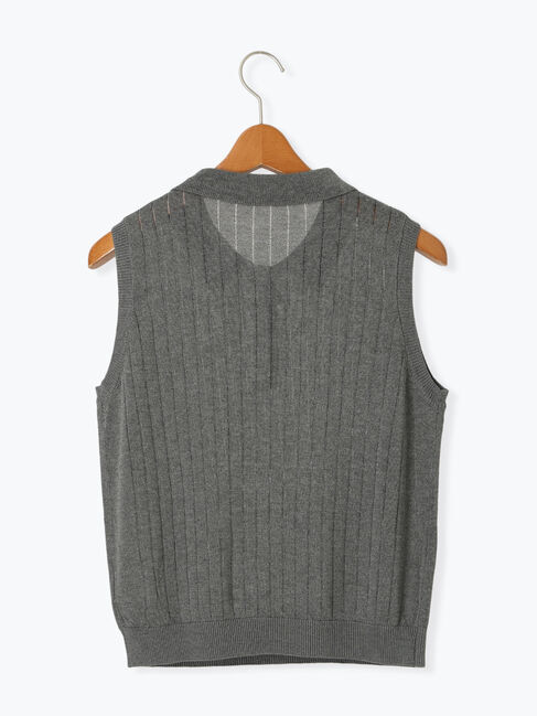 Lugnoncure「針抜きシアーポロニット」|ニット・セーター|