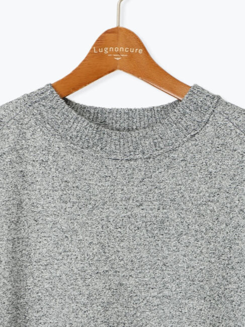 Lugnoncure「バックスリットメランジトップス」|ニット・セーター|