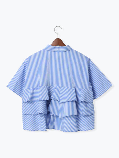 Te chichi「フリルクロップトハーフスリーブシャツ」|シャツ・ブラウス|